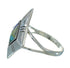 Southwest Multicolor And Silver Ring Size 7-3/4 YX83378
